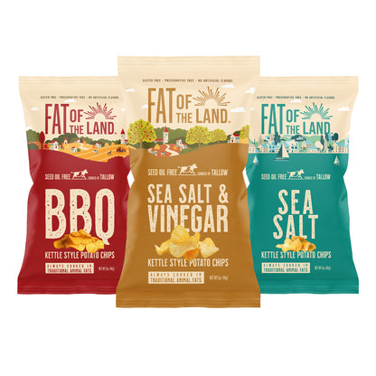 Variety 3-Pack- Tallow-Cooked Chips
