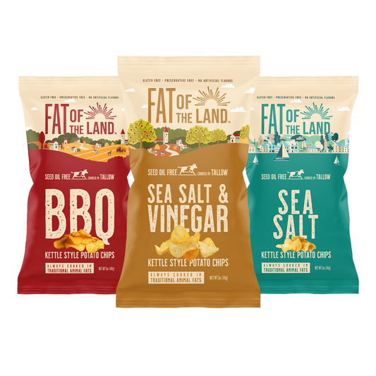 Variety 3-Pack- Tallow-Cooked Chips